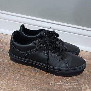 Vans Seldon Black Skateboard Shoes Athletic Womens Sz 10